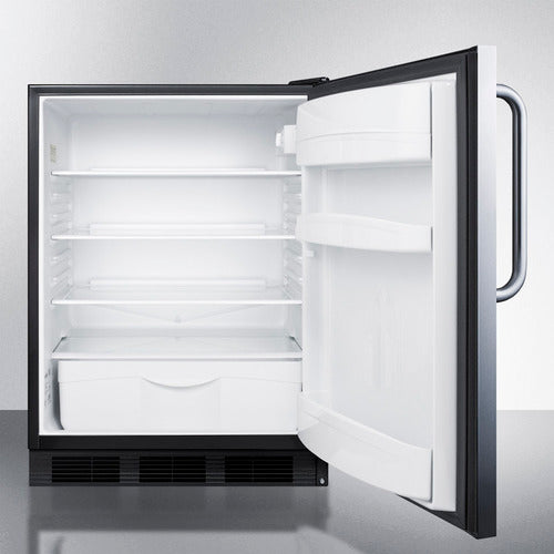 Summit 24" Wide Built-In All-Refrigerator, ADA Compliant FF6BK7CSSADA