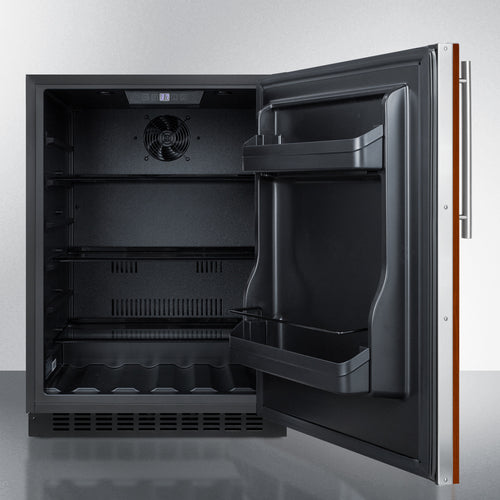 Summit 24" Wide Built-In All-Refrigerator, ADA Compliant (Panel Not Included) AL54IF