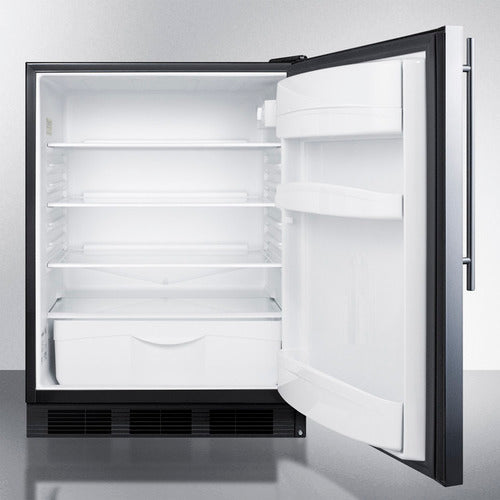 Summit 24" Wide Built-In All-Refrigerator FF6BK7SSHV