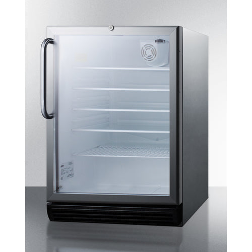 Summit 24" Wide Built-In Beverage Center, ADA Compliant SCR600BGLCSSADA