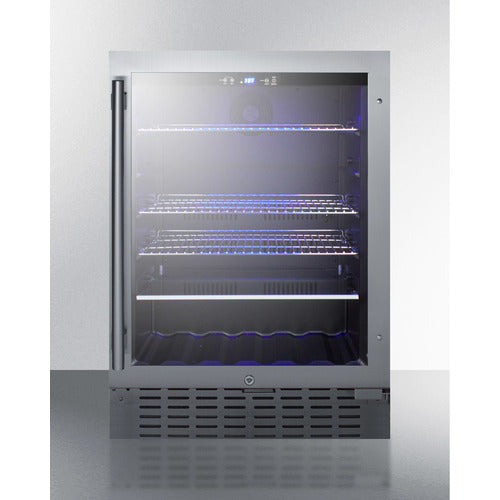 Summit 24" Wide Built-In Beverage Cooler SCR2466B