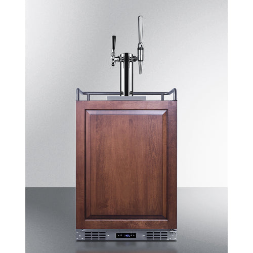 Summit 24" Wide Built-In Cold Brew/Nitro Coffee Kegerator (Panel Not Included) SBC682PNRCMTWIN