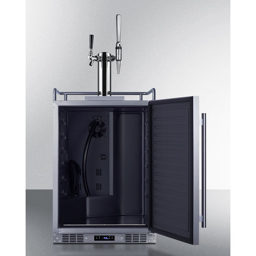 Summit 24" Wide Built-In Cold Brew/Nitro Coffee Kegerator SBC682CMTWIN