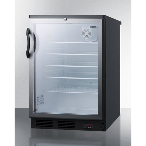 Summit 24" Wide Built-In Craft Beer Pub Cellar SCR600BGLBIDTPUB