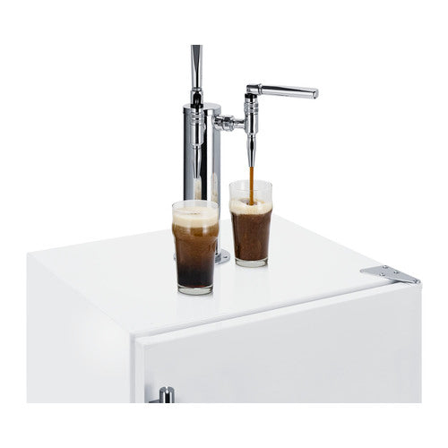 Summit 24" Wide Built-In Nitro Coffee Kegerator, ADA Compliant SBC58WHBIADANCFTWIN