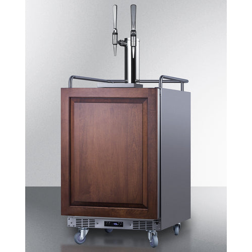 Summit 24" Wide Built-In Nitro Coffee Kegerator (Panel Not Included) SBC682PNRNCFTWIN