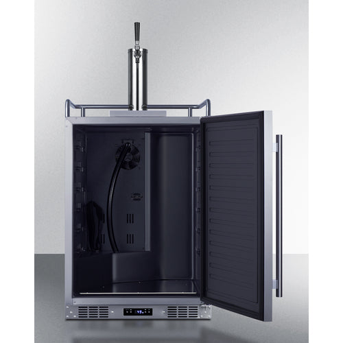 Summit 24" Wide Built-In Outdoor Beer Kegerator SBC683OS