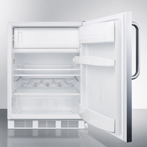 Summit 24" Wide Built-In Refrigerator-Freezer, ADA Compliant CT661WCSSADA