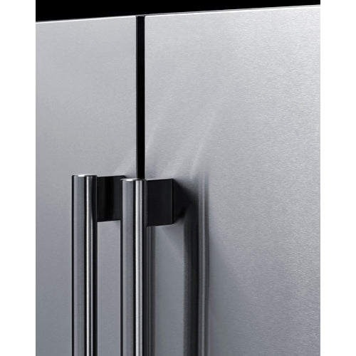 Summit 24" Wide Built-In Refrigerator-Freezer FFRF24SS