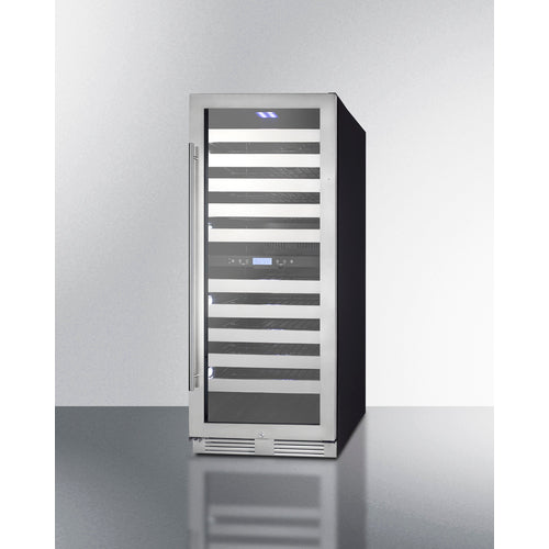 Summit 24" Wide Dual-Zone Wine Cellar SWCP2116