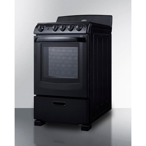 Summit 24" Wide Electric Coil Range RE2413B