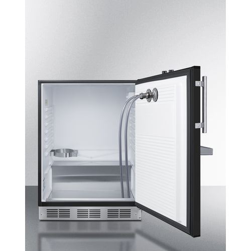 Summit 24" Wide Front Tap Built-In Beer Kegerator, ADA-Compliant SBC58BFRTPADA