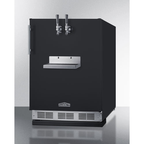 Summit 24" Wide Front Tap Built-In Beer Kegerator SBC58BFRTP