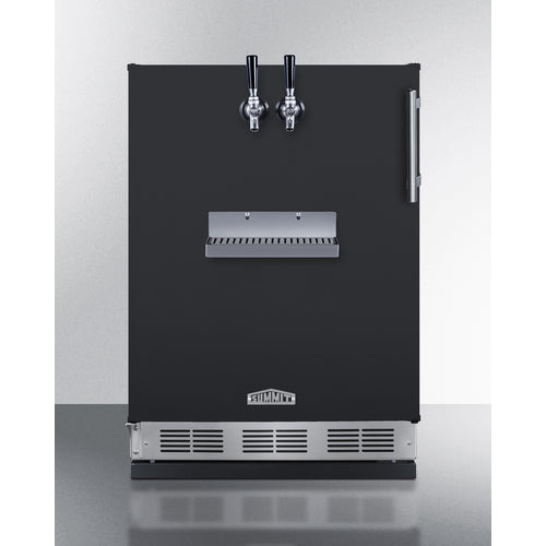 Summit 24" Wide Front Tap Built-In Beer Kegerator SBC58BFRTPLHD