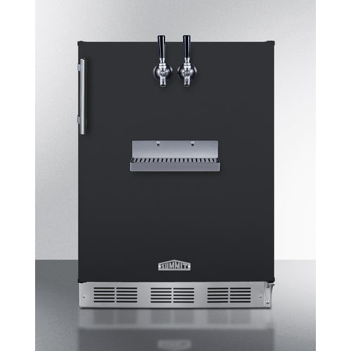 Summit 24" Wide Front Tap Built-In Cold Brew Coffee Kegerator, ADA-Compliant SBC58BFRTPCFADA