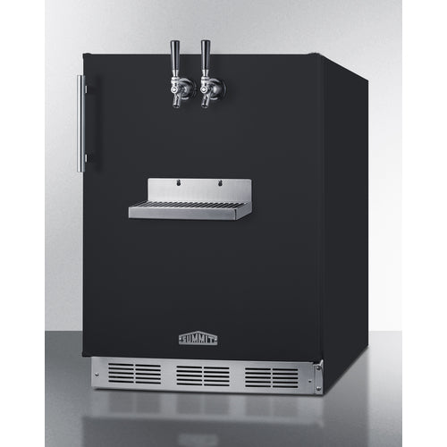 Summit 24" Wide Front Tap Built-In Cold Brew Coffee Kegerator, ADA-Compliant SBC58BFRTPCFADA