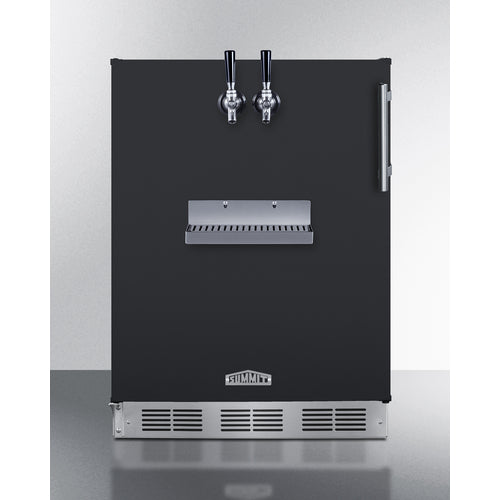 Summit 24" Wide Front Tap Built-In Cold Brew Coffee Kegerator, ADA-Compliant SBC58BFRTPCFADALHD