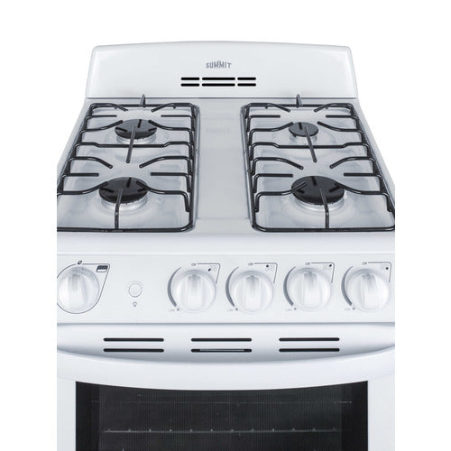 Summit 24" Wide Gas Range RG244WS