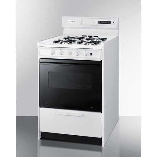 Summit 24" Wide Gas Range WNM6307DK