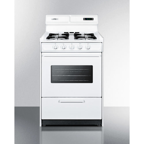 Summit 24" Wide Gas Range WNM6307KW