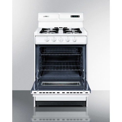 Summit 24" Wide Gas Range WNM6307KW