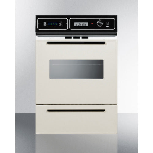 Summit 24" Wide Gas Wall Oven STM7212KW