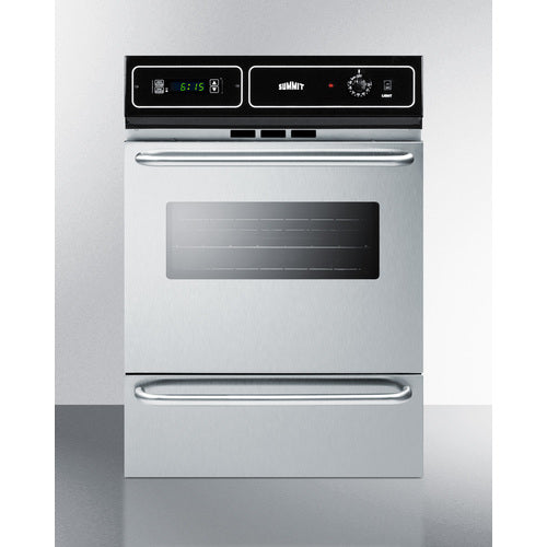 Summit 24" Wide Gas Wall Oven TTM7212BKW