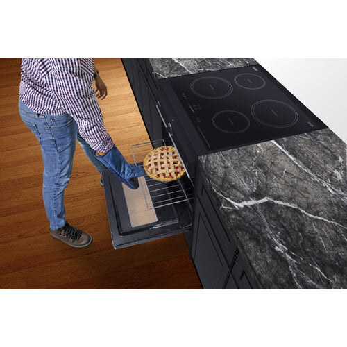 Summit 24" Wide Induction Range TEM665BW