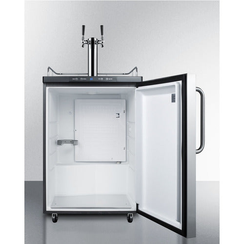 Summit 24" Wide Kegerator SBC635MSSTBTWIN
