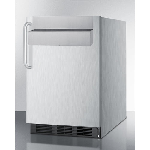Summit 24" Wide Outdoor All-Refrigerator, with Speed Rail SPR7BOSSTSR