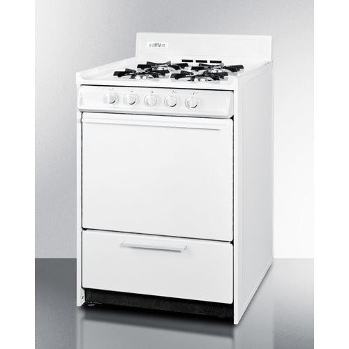 Summit 24" Wide Propane Gas Range, Battery Start WLM610P