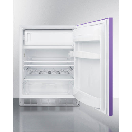 Summit 24" Wide Refrigerator-Freezer, ADA Compliant BRF611WHPADA