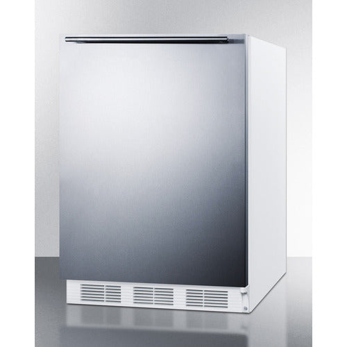Summit 24" Wide Refrigerator-Freezer, ADA Compliant CT661WSSHHADA