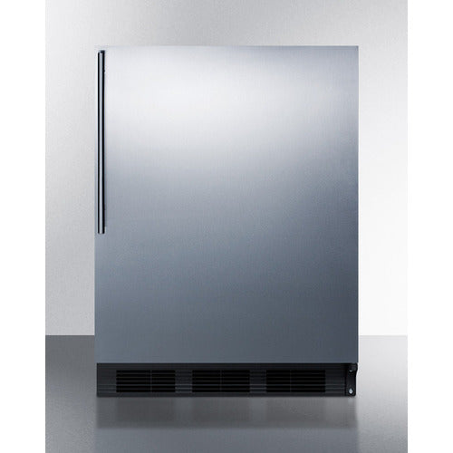Summit 24" Wide Refrigerator-Freezer, ADA Compliant CT663BKSSHVADA