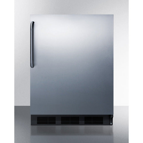 Summit 24" Wide Refrigerator-Freezer, ADA Compliant CT663BKSSTBADA
