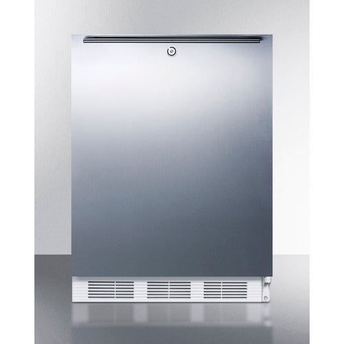 Summit 24" Wide Refrigerator-Freezer, ADA Compliant CT66LWSSHHADA