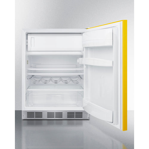 Summit 24" Wide Refrigerator-Freezer BRF611WHY