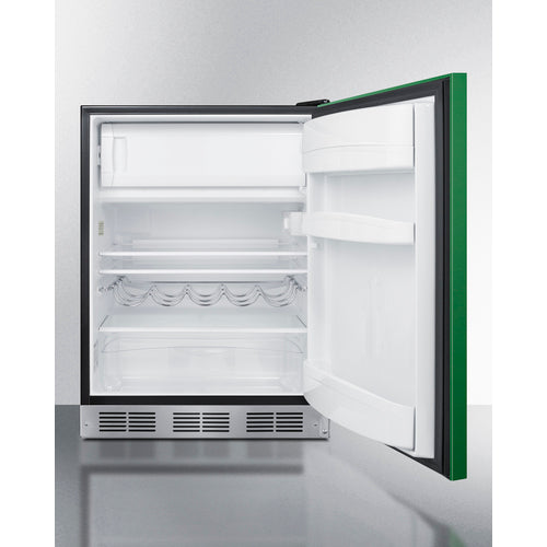 Summit 24" Wide Refrigerator-Freezer BRF631BKG