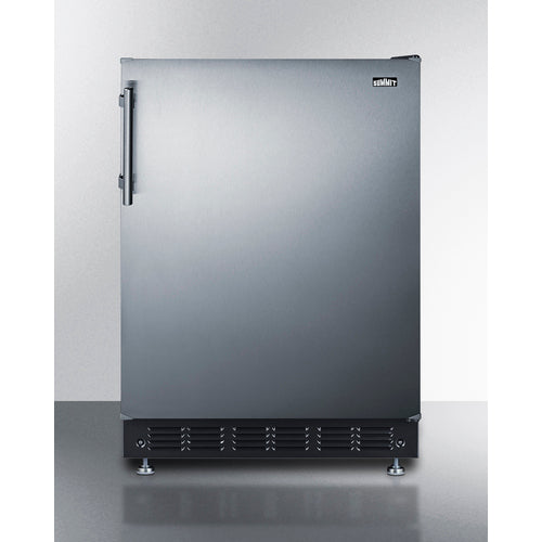 Summit 24" Wide Refrigerator-Freezer CT66BK2SSRS