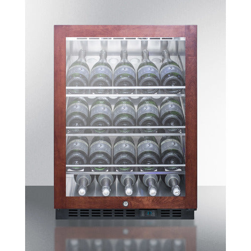 Summit 24" Wide Single Zone Built-In Commercial Wine Cellar SCR610BLCHPNR