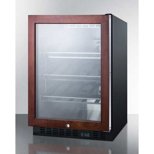 Summit 24" Wide Single Zone Built-In Commercial Wine Cellar SCR610BLCHPNR