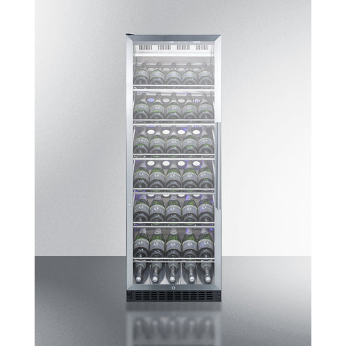 Summit 24" Wide Single Zone Commercial Wine Cellar SCR1401LHCHCSS