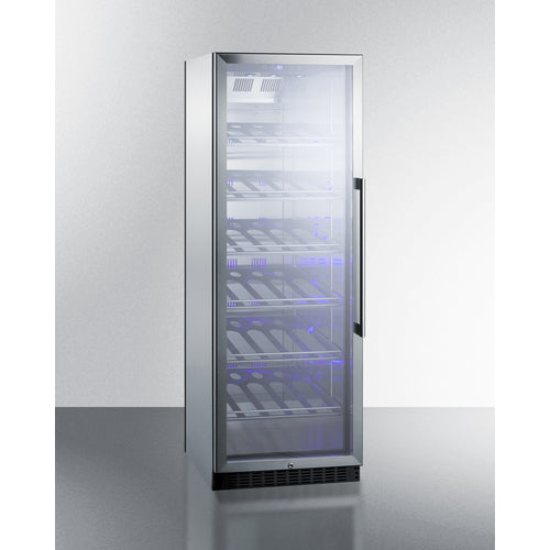 Summit 24" Wide Single Zone Commercial Wine Cellar SCR1401LHCHCSS