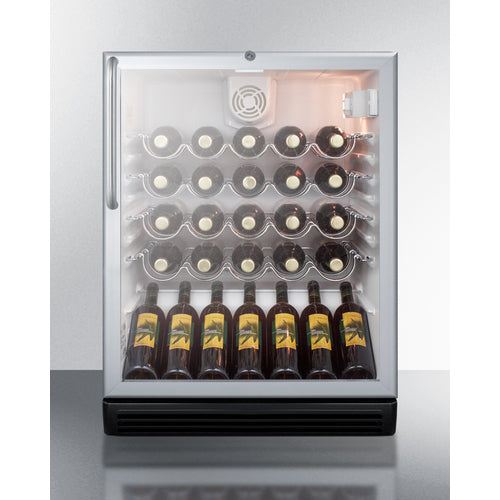 Summit 24" Wide Wine Cellar, ADA Compliant SWC6GBLTBADA