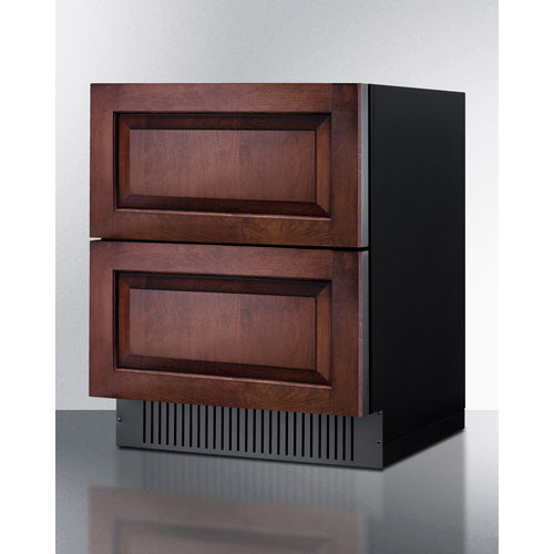 Summit 27" Wide 2-Drawer All-Refrigerator (Panels Not Included SPR275OS2DPNR