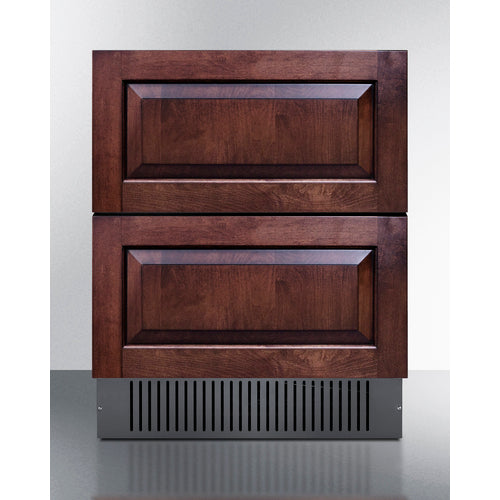 Summit 27" Wide 2-Drawer All-Refrigerator (Panels Not Included SPR275OS2DPNR