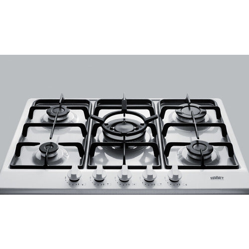 Summit 27" Wide 5-Burner Gas Cooktop GC5271W