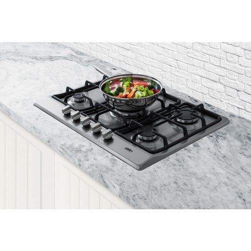 Summit 27" Wide 5-Burner Gas Cooktop GC527SS