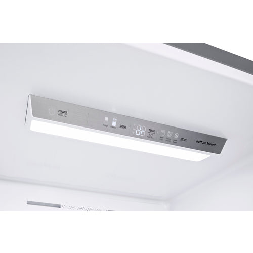 Summit 28" Wide Bottom Freezer Refrigerator FFBF279SSX