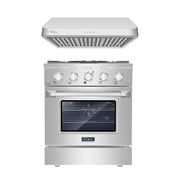 Empava - 2 PCS / 30" Gas Range & 30" Range Hood-30RH01 & 30GR07 - EMPV-30RH01 & EMPV-30GR07 - IMG1